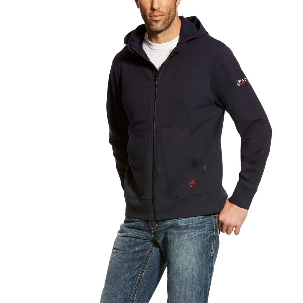 Ariat FR Full Zip Hoodie - Navy
