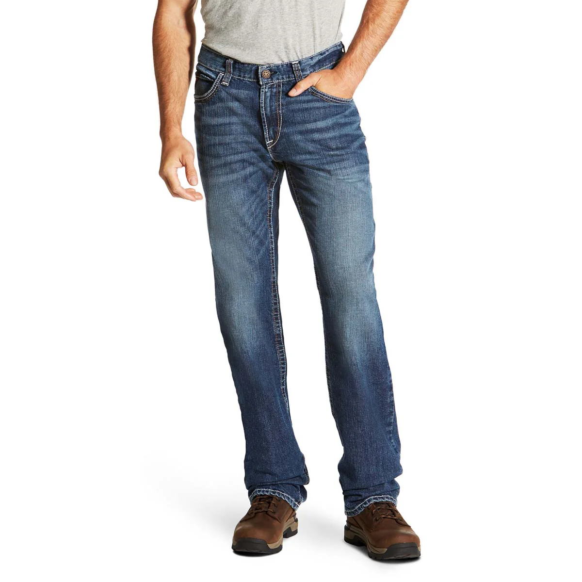 Ariat FR M4 Stretch Jean - Alloy