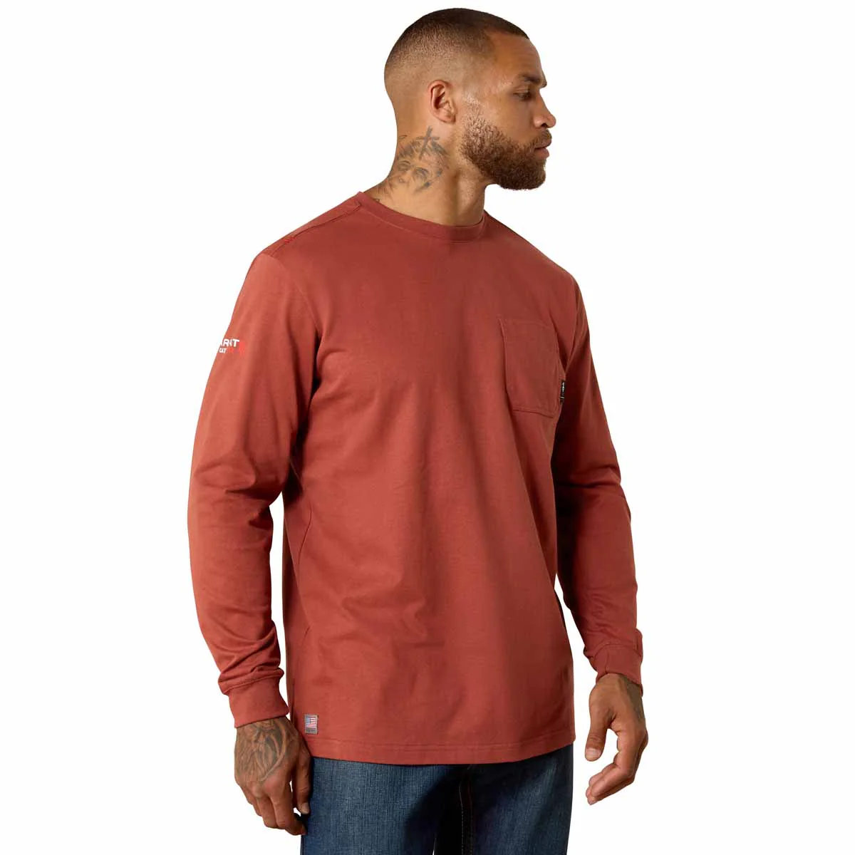 Ariat Men's FR Hardhead T-Shirt Brandy