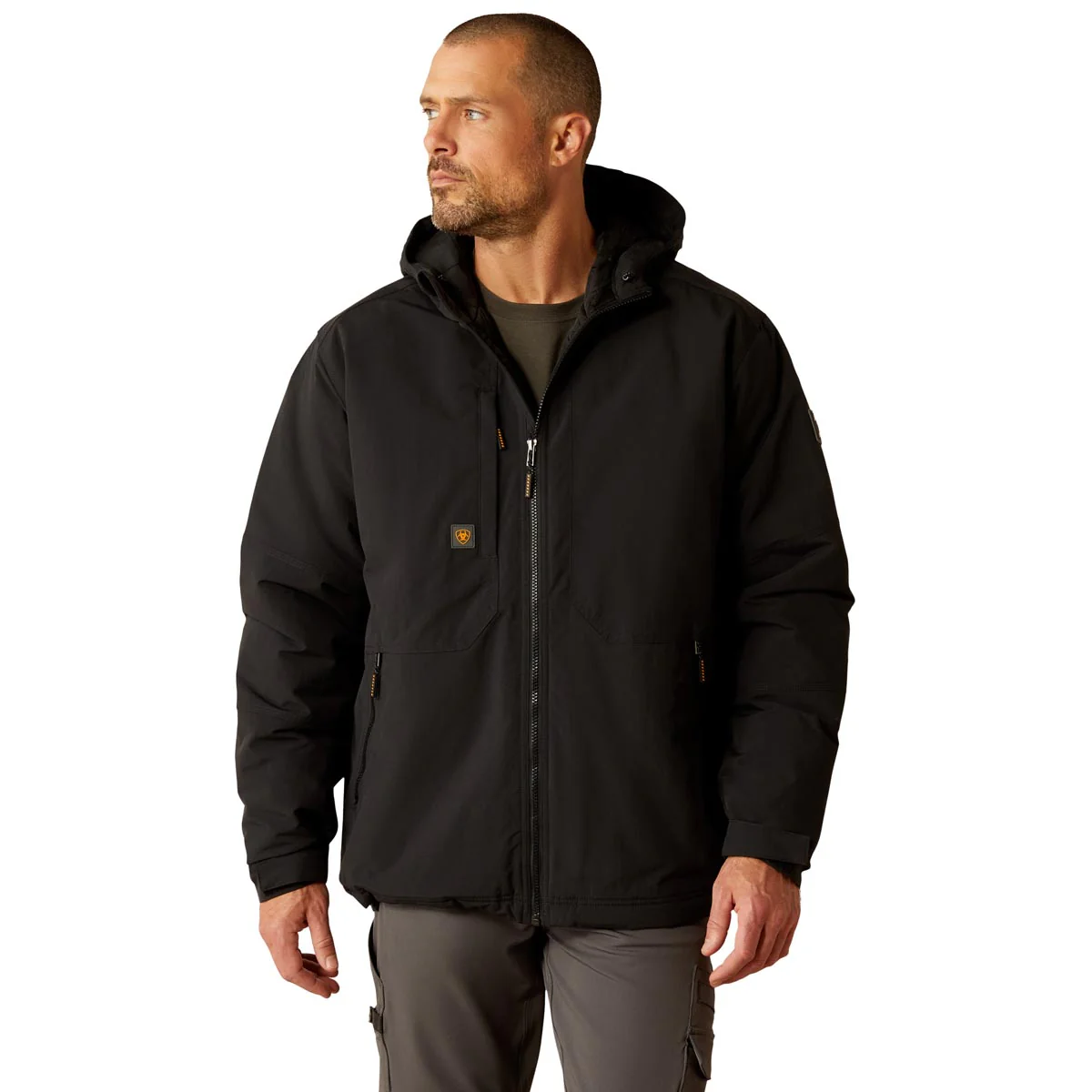 Ariat Men's Rebar Cordura Insulated Ripstop Jacket - Black