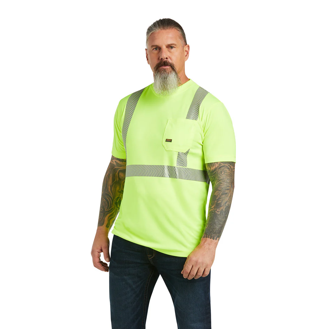Ariat Rebar Hi-Vis ANSI T-Shirt - Bright Lime