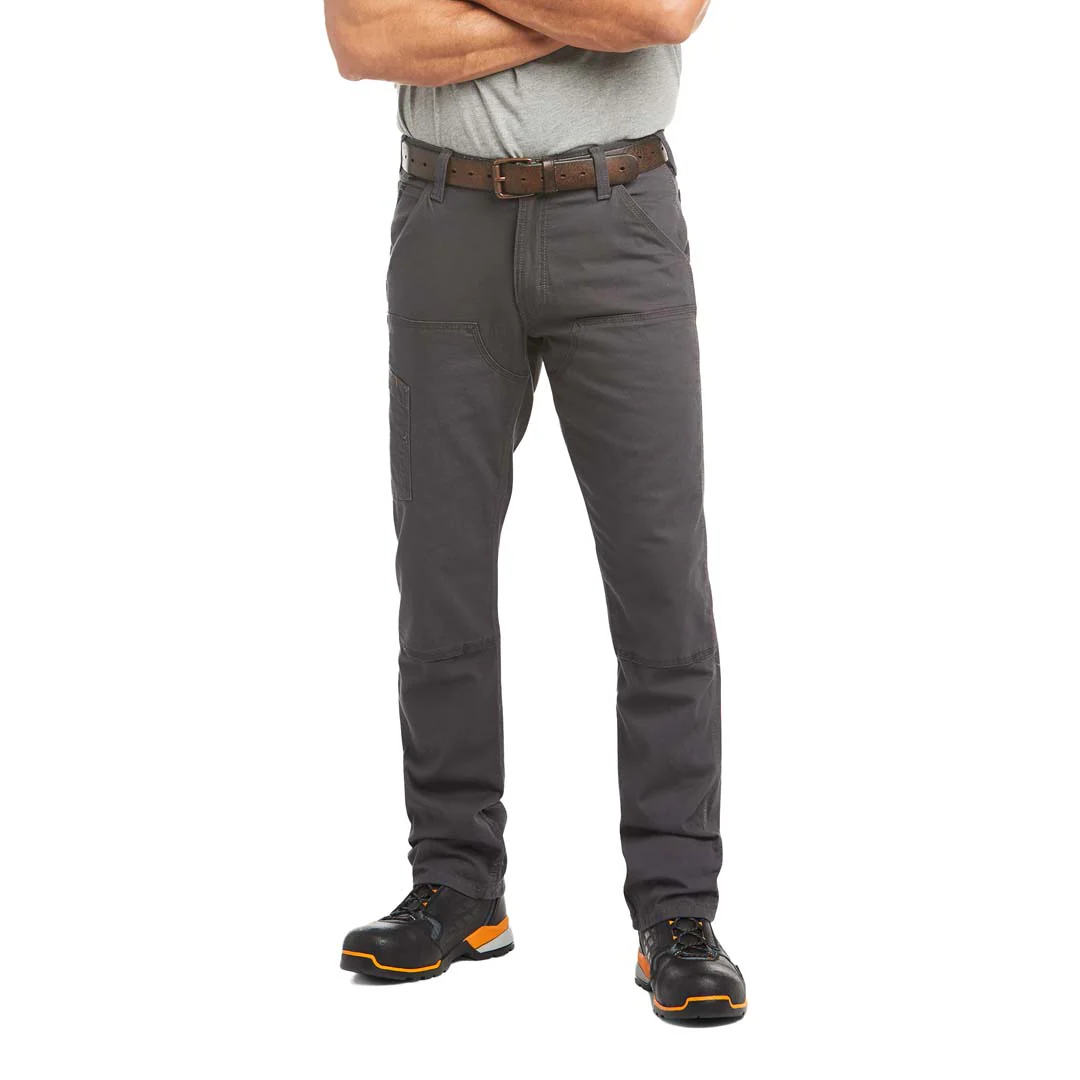 Ariat Rebar Made Tough Stretch Double Front Pant - Gray - Image 2