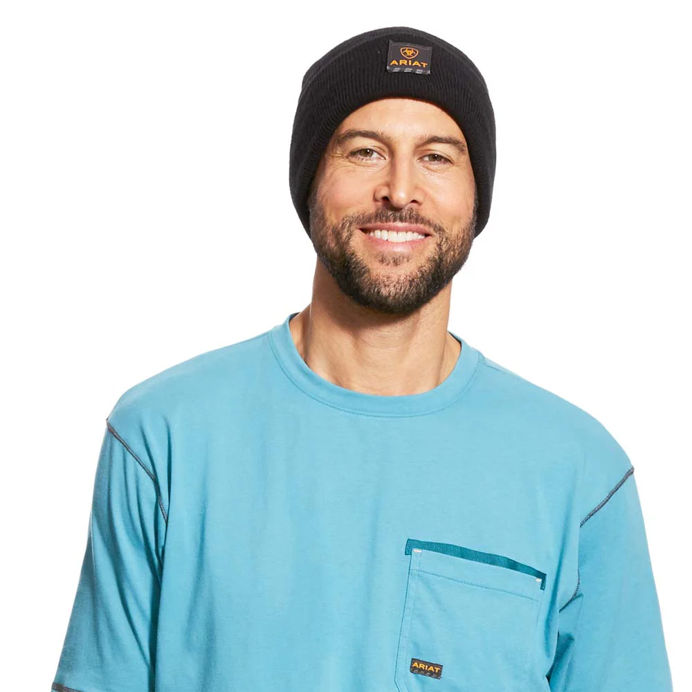 Ariat Rebar Watch Cap - Black
