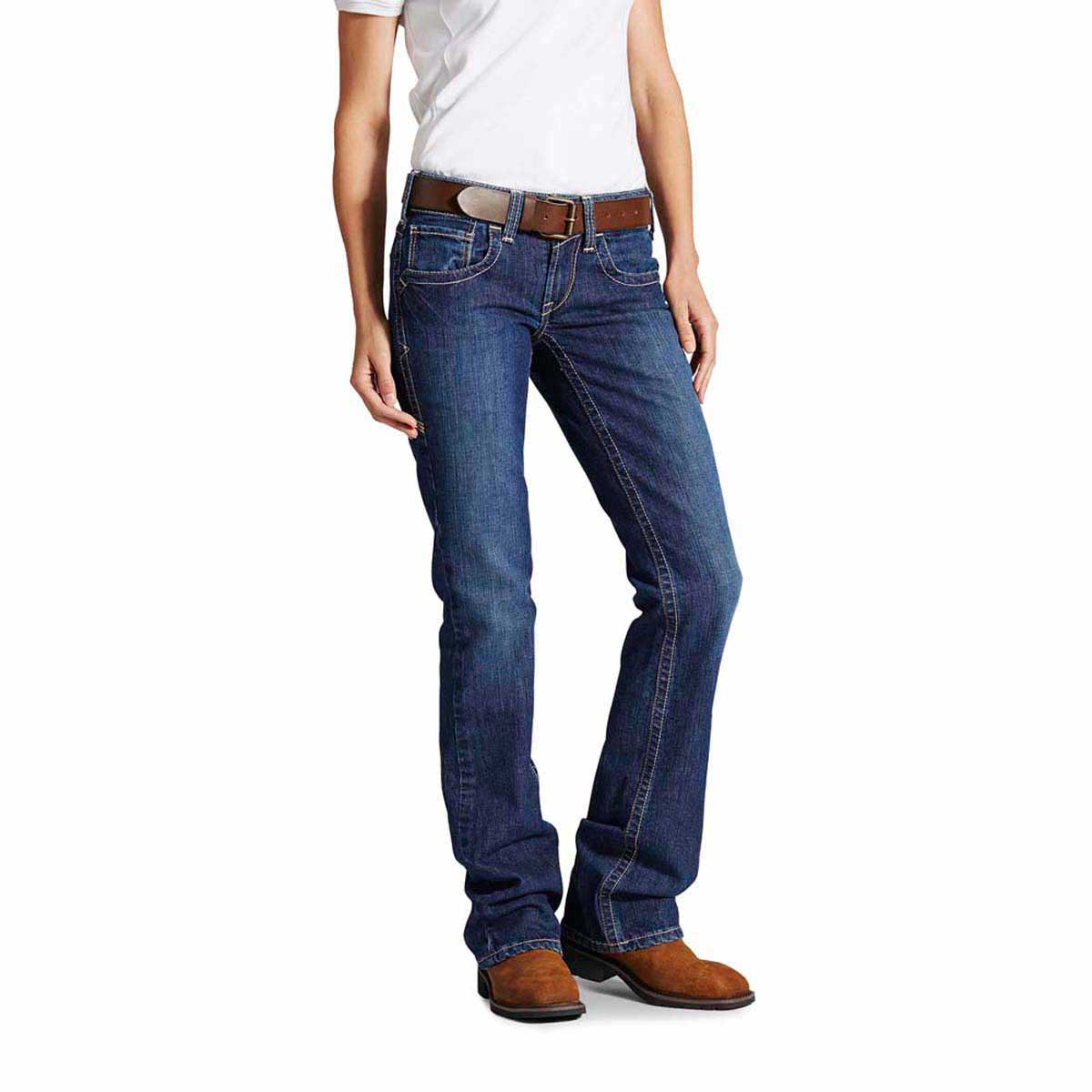 Ariat Women's FR Mid Rise Boot Cut Jean