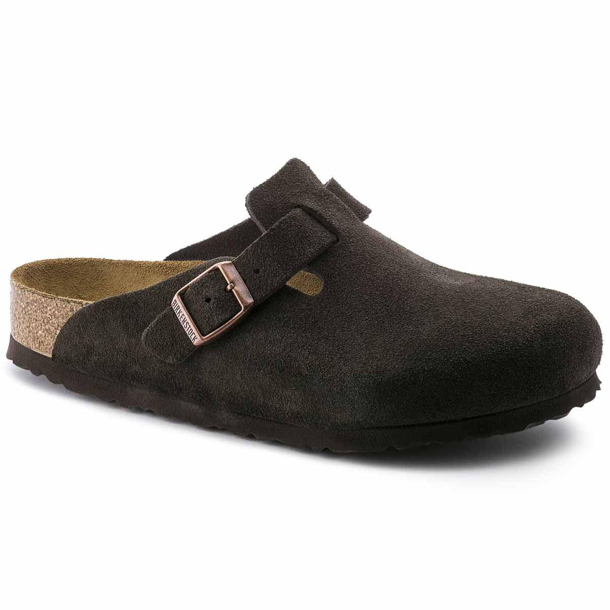 Birkenstock Boston SFB Mocha Suede