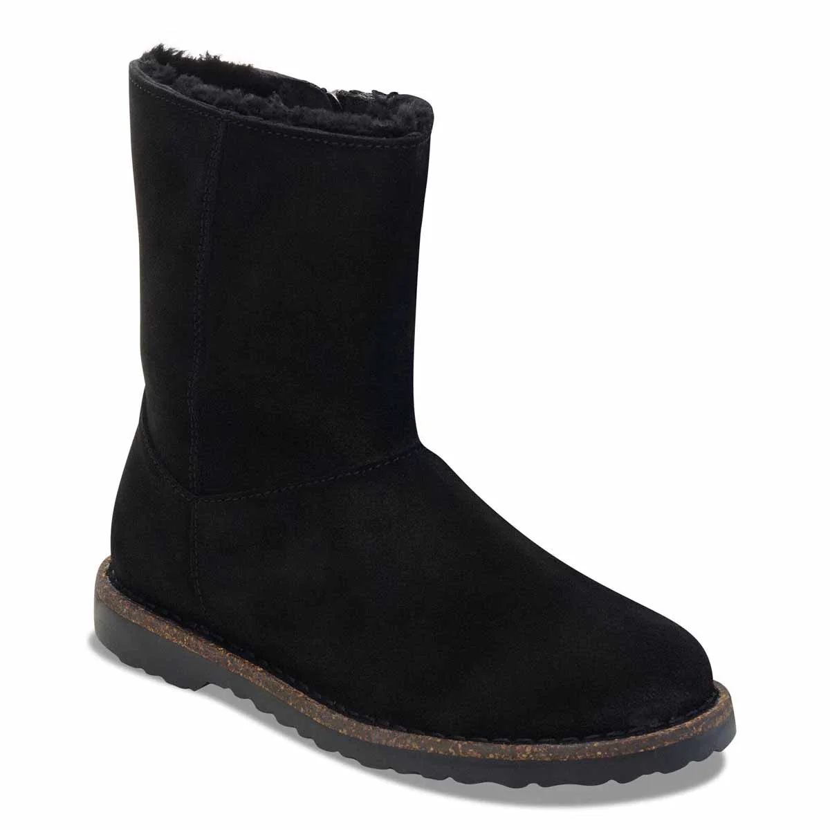 Birkenstock Uppsala Zip Shearling-Black