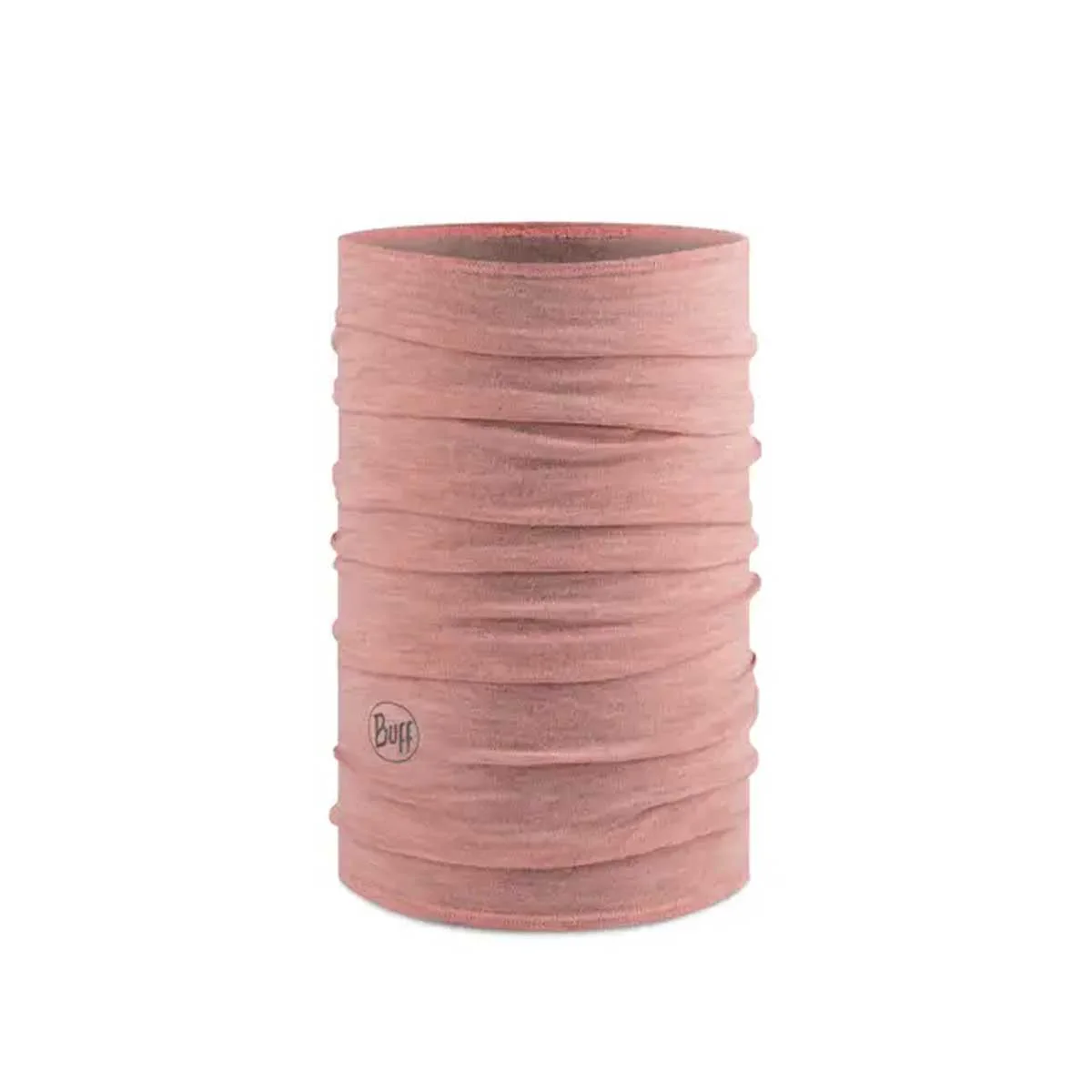 Buff Merino Midweight Neckwear Melange Rosewood