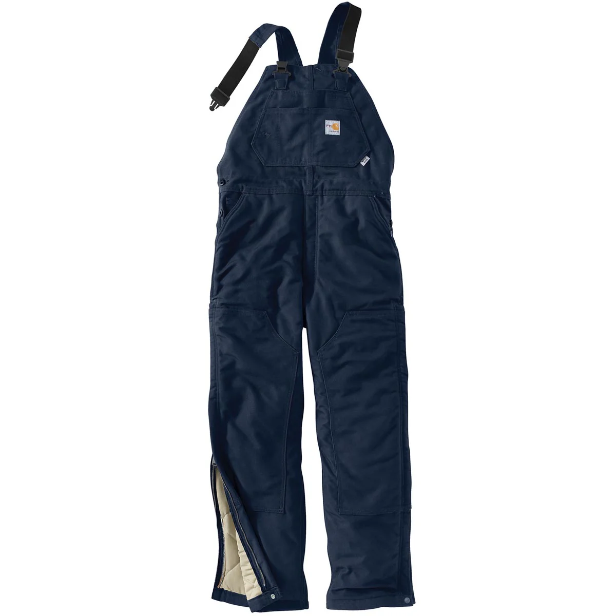 Carhartt FR Duck Lined Bib - Navy 30-50