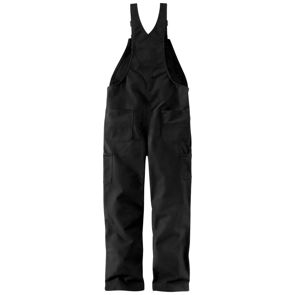 Carhartt FR Duck Unlined Bib - Blk 52-54