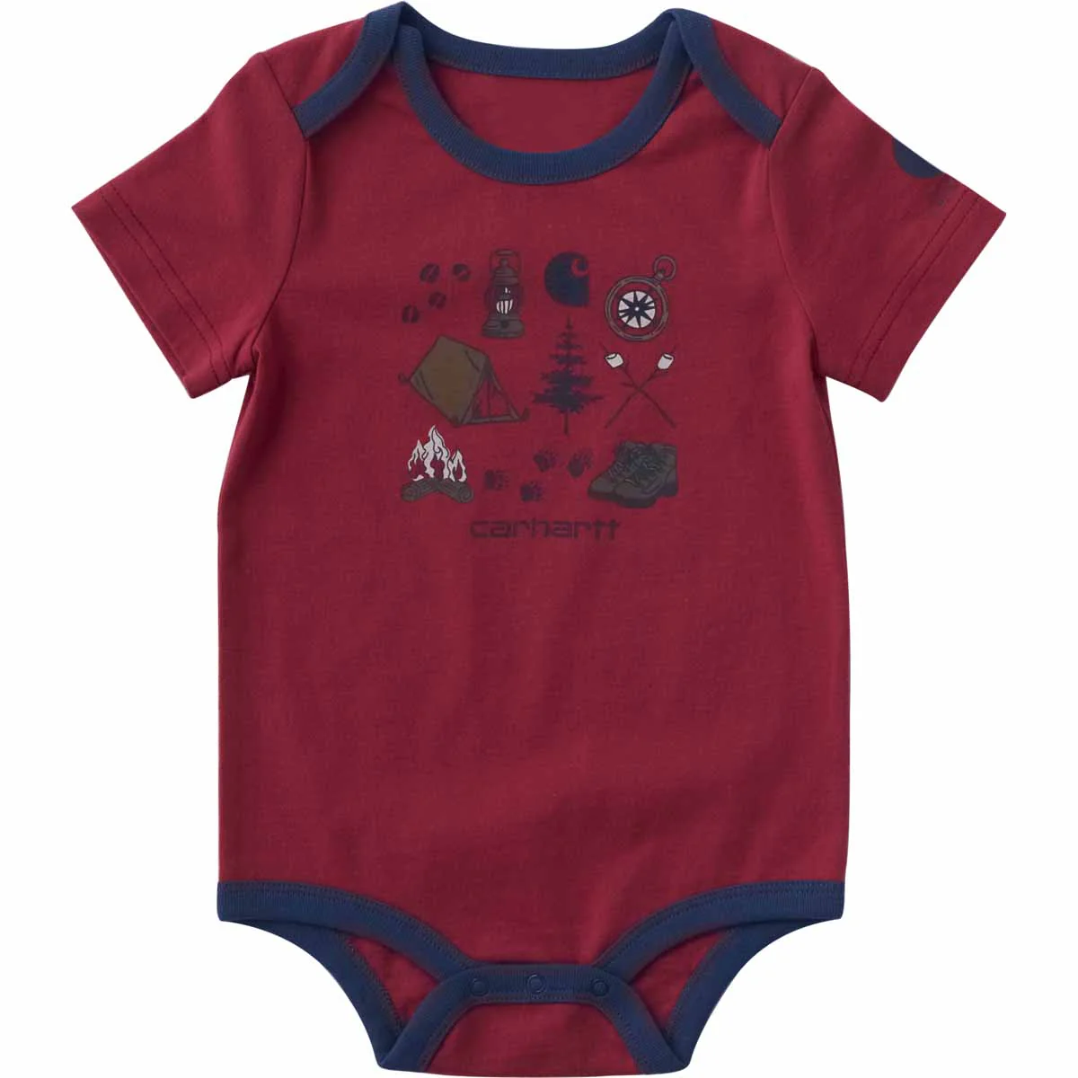 Carhartt Infant Boy's Short-Sleeve Camping Bodysuit - S26