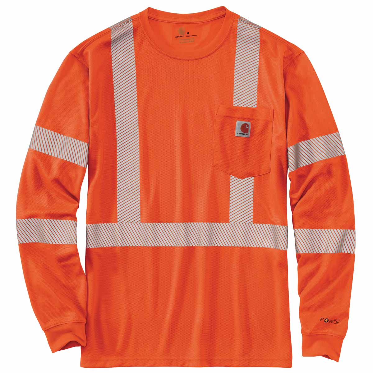Carhartt Men's Force Hi-Vis Class 3 L/S T B&T