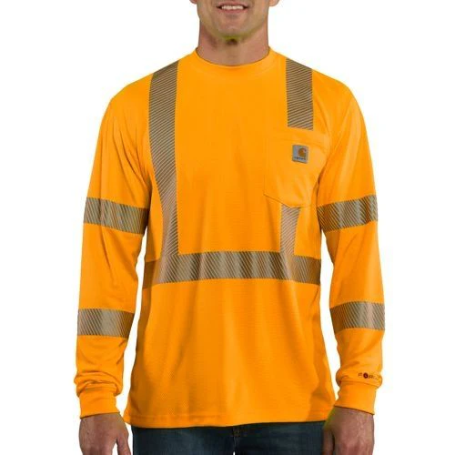 Carhartt Men's Force High-Vis Class 3 Long-Sleeve T-Shirt