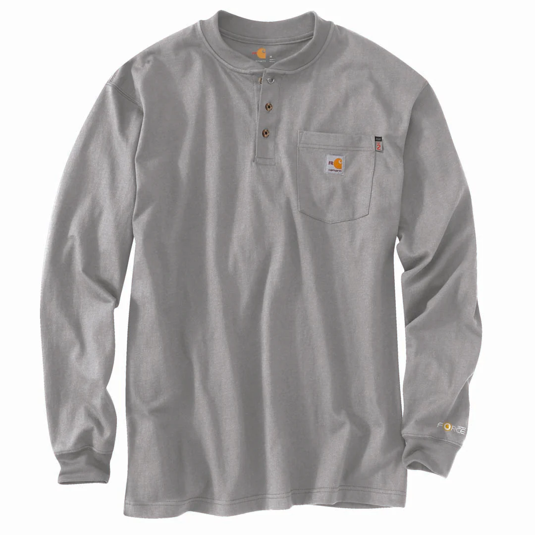 Carhartt Men's FR Knit Long-Sleeve Henley 3XL-4XL,MT-3XLT - Image 3