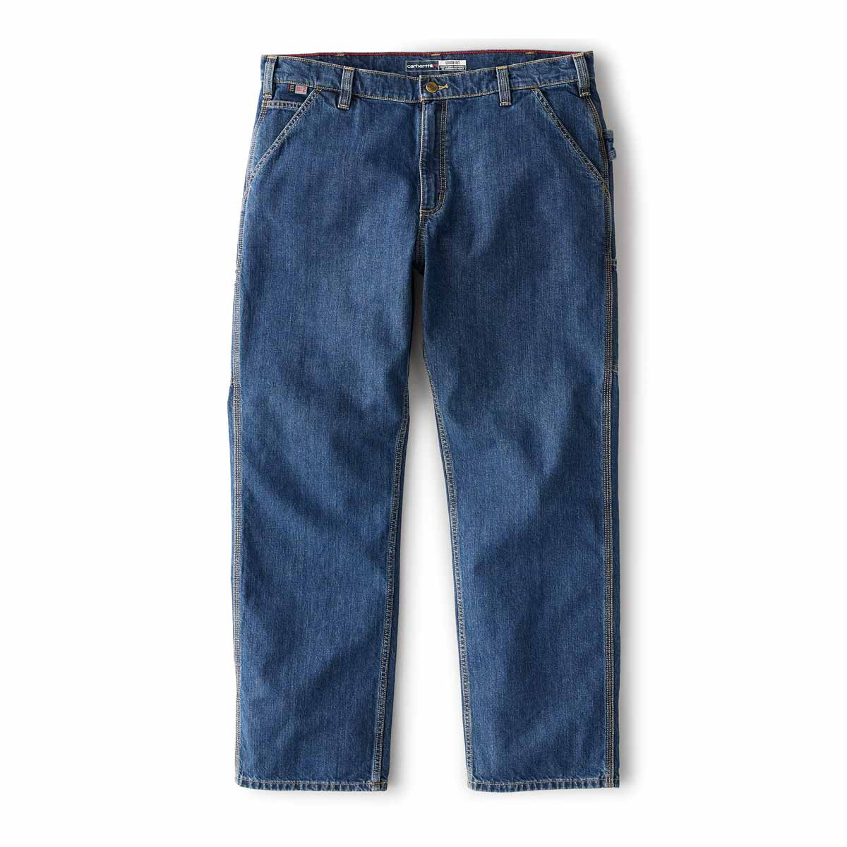 Carhartt Men's FR Straight Leg Denim Dungaree - Image 2