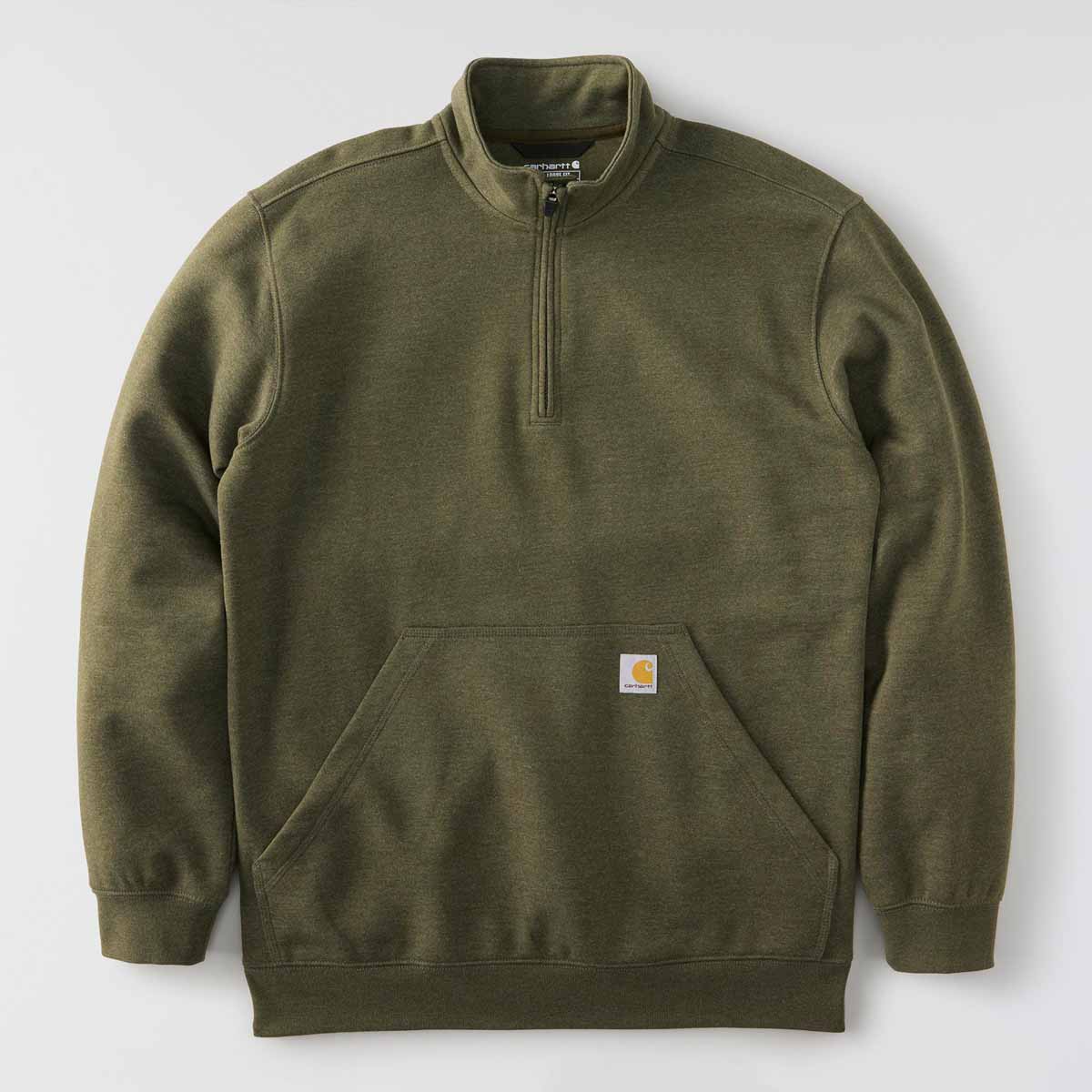 Carhartt Men's Loose Fit Midweight Quarter-Zip Mock-Neck Sweatshirt