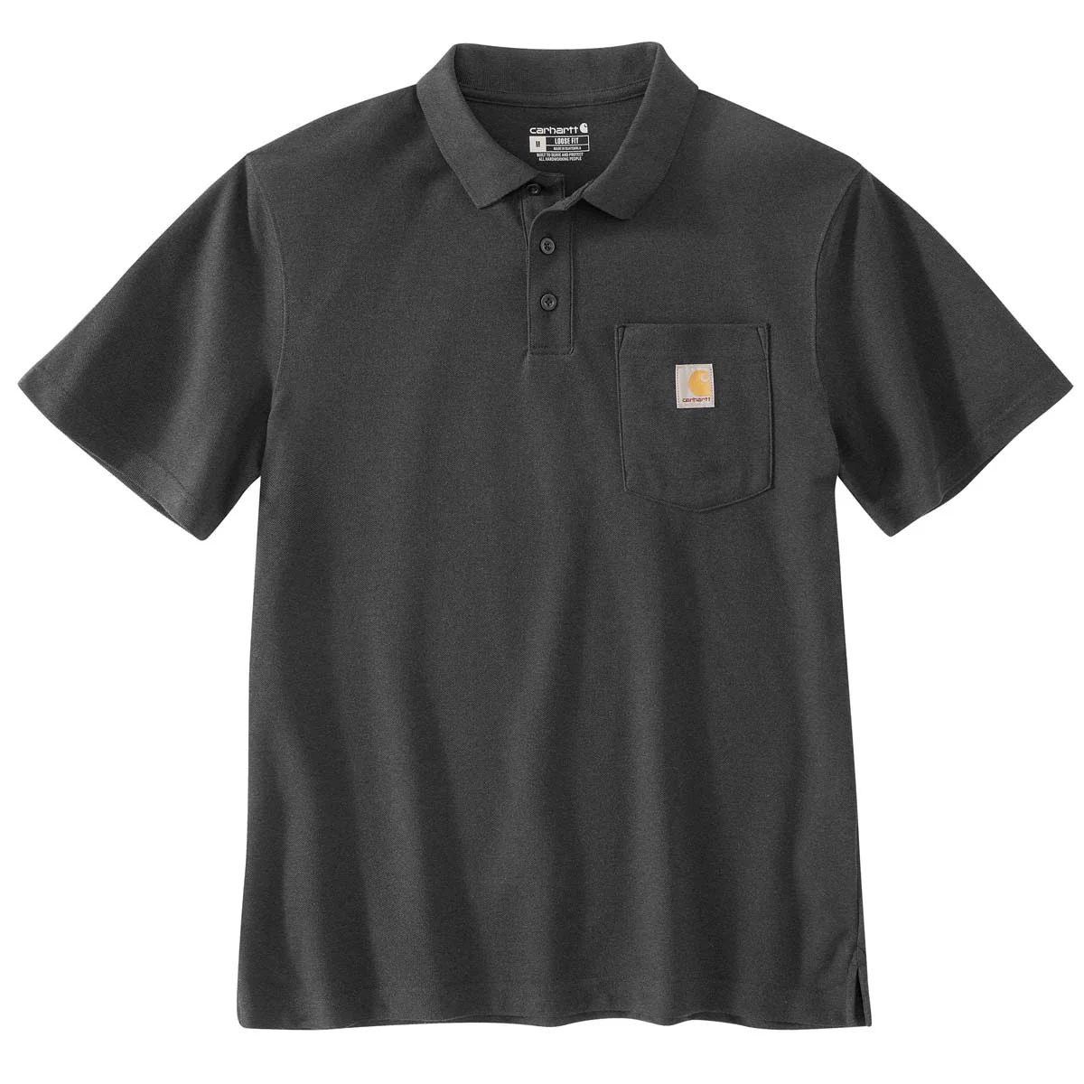 Carhartt Men's Loose Fit Midweight Short Sleeve Pocket Polo - Image 3