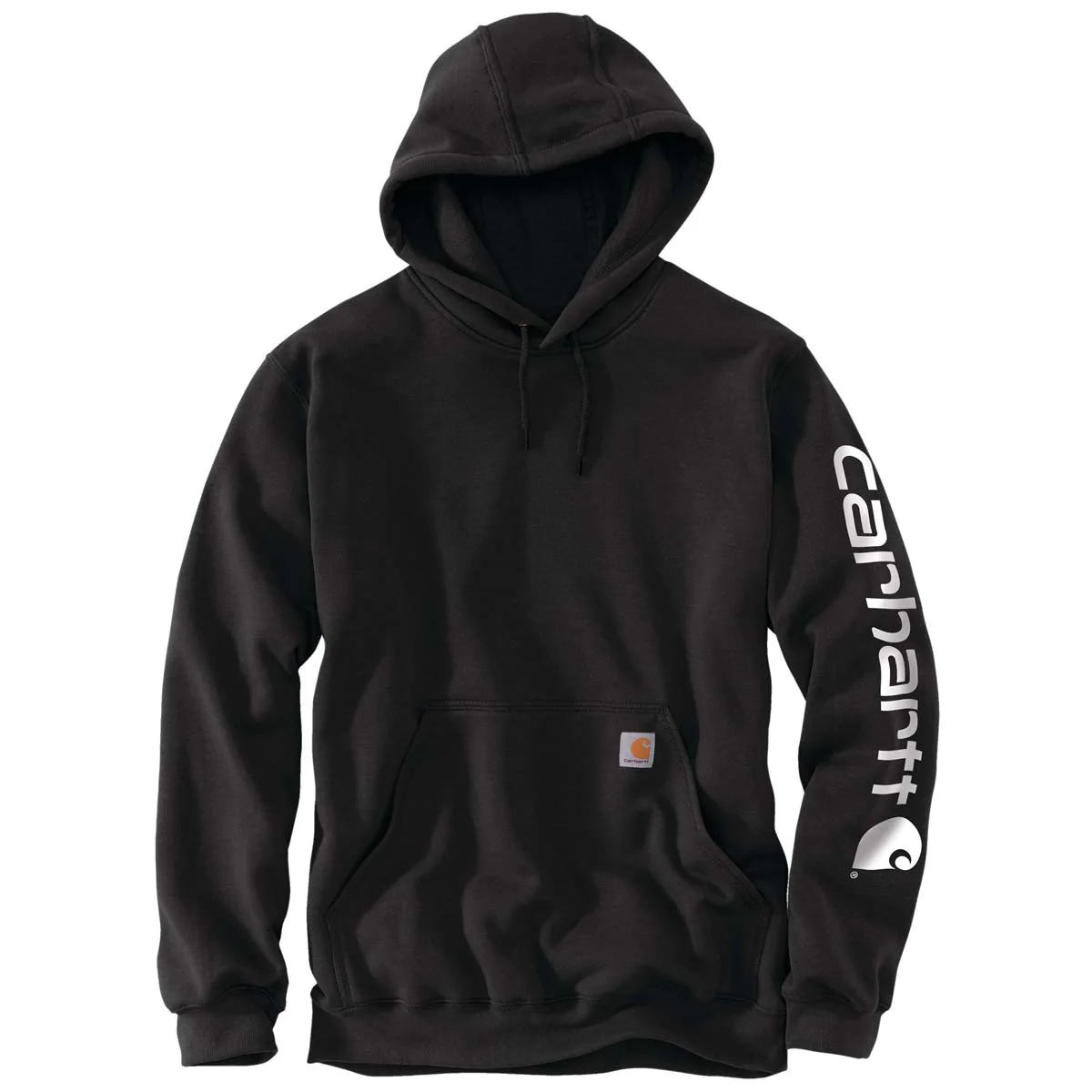 Carhartt Men's Midweight Sleeve Logo Hoodie Big and Tall