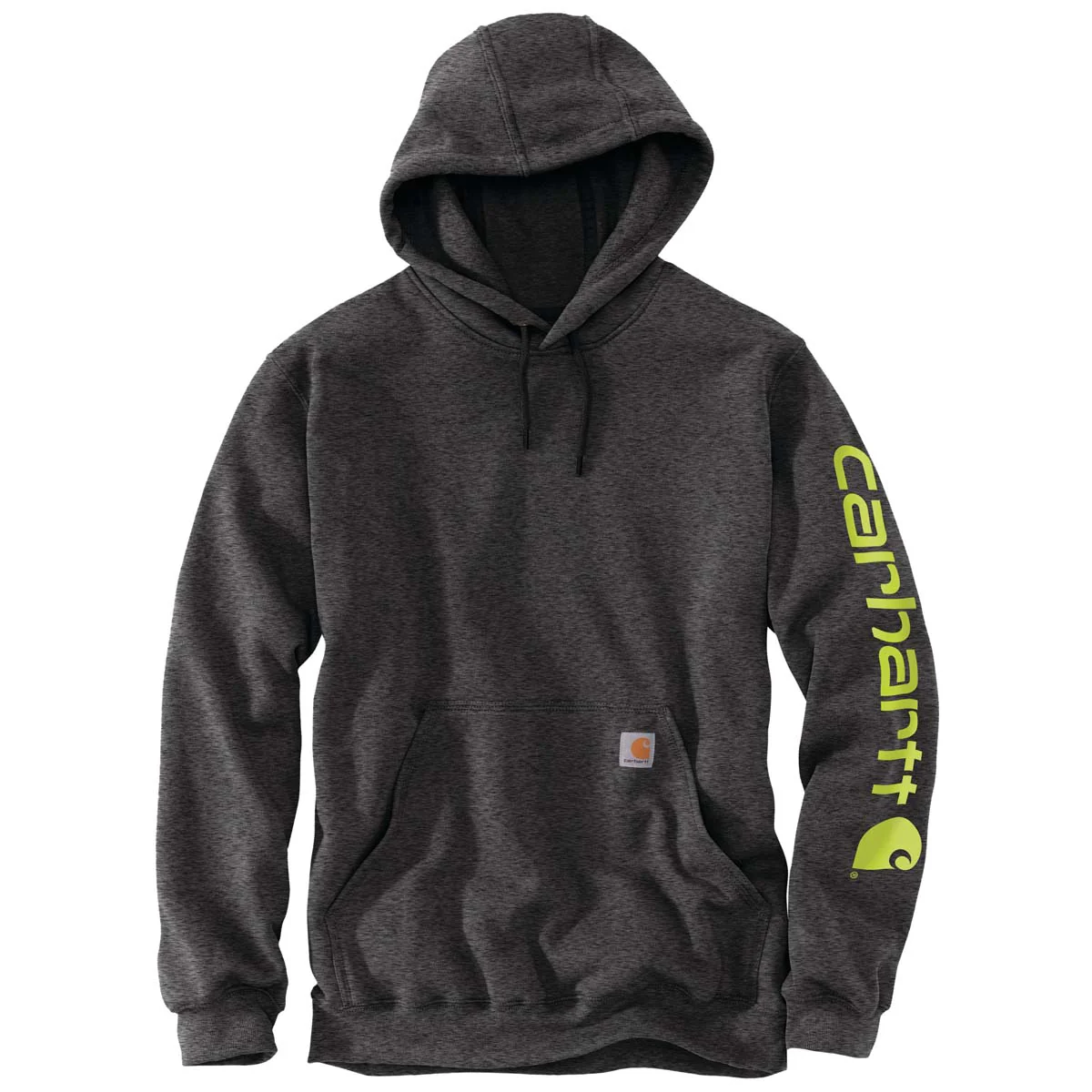 Carhartt Men's Midweight Sleeve Logo Hoodie Big and Tall - Image 10