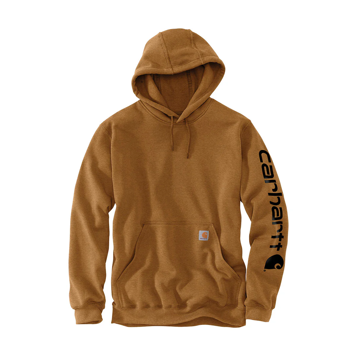 Carhartt Men's Midweight Sleeve Logo Hoodie Big and Tall - Image 11