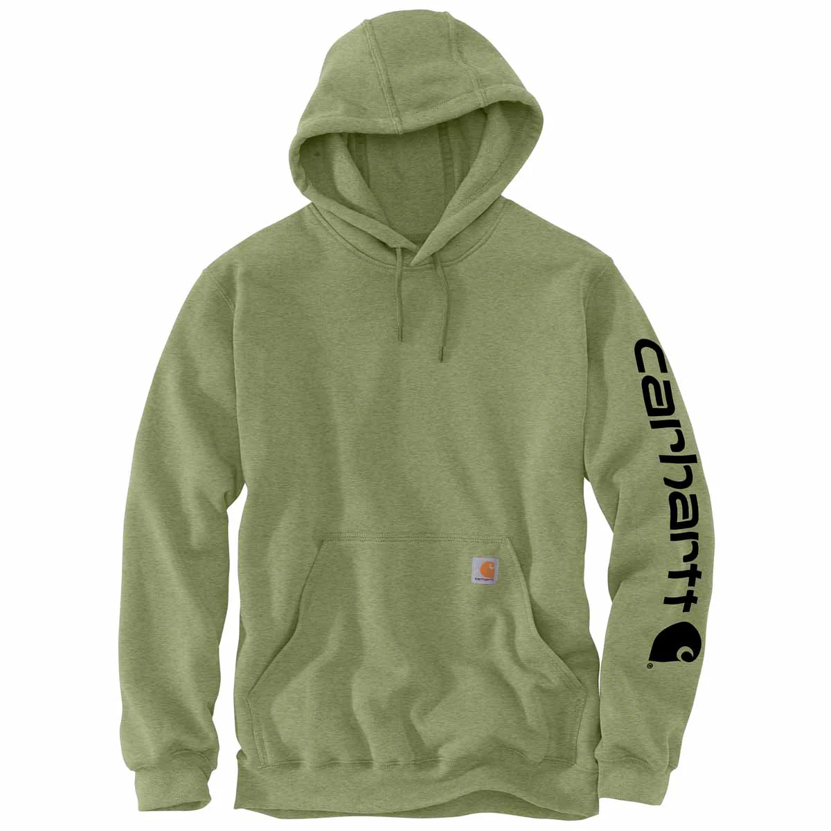 Carhartt Men's Midweight Sleeve Logo Hoodie Big and Tall - Image 6