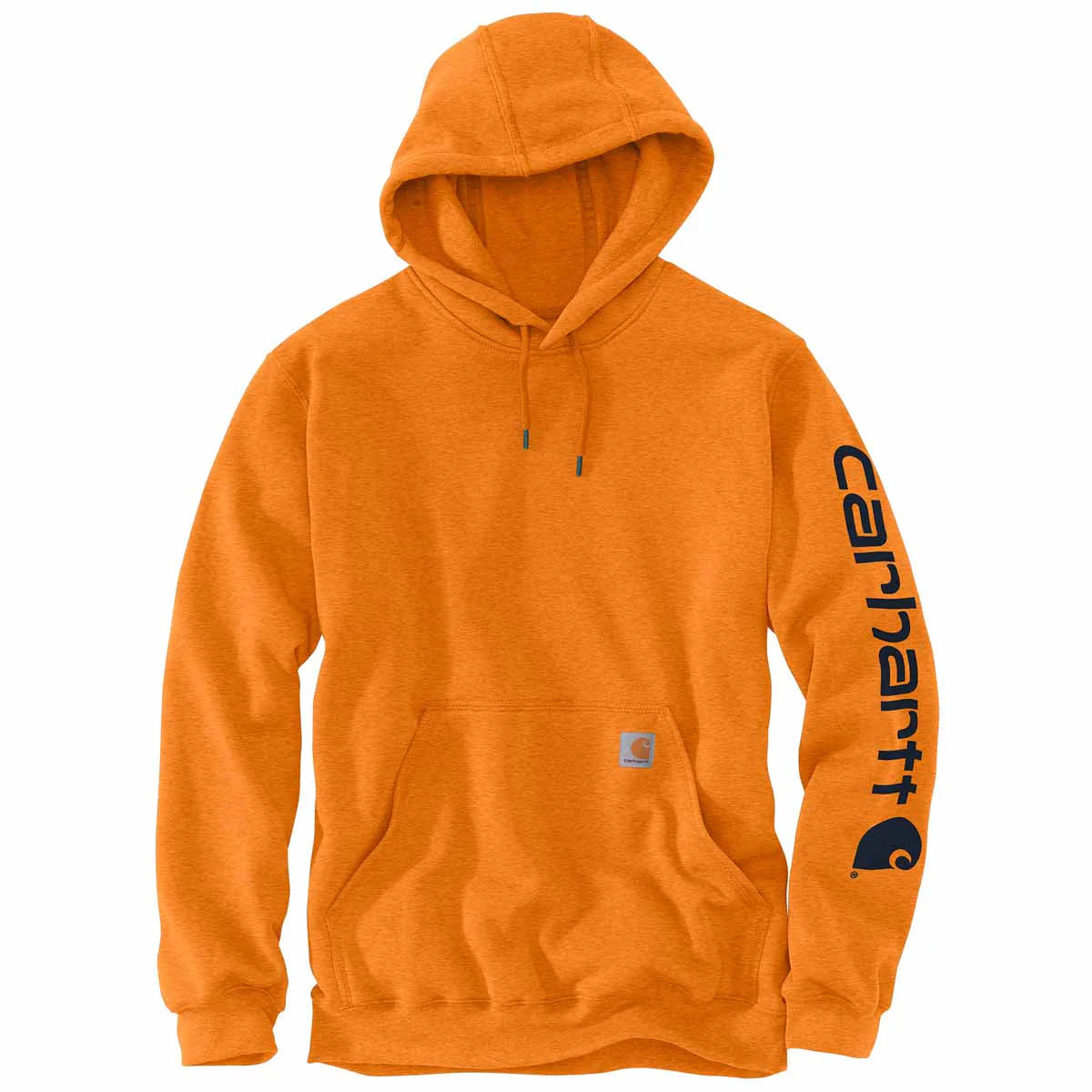 Carhartt Men's Midweight Sleeve Logo Hoodie Big and Tall - Image 7