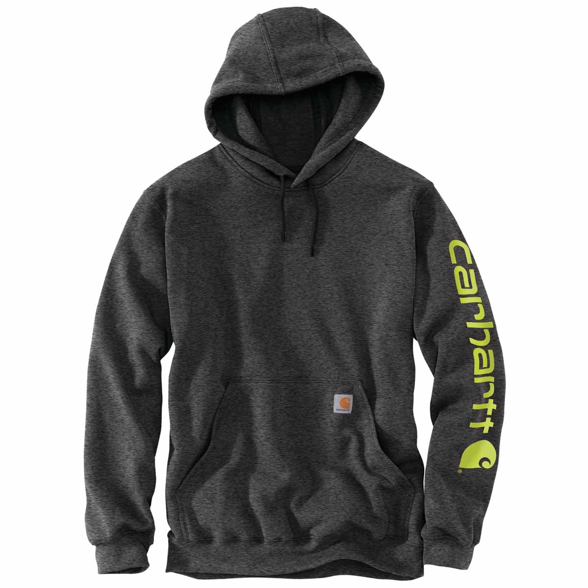 Carhartt Men's Midweight Sleeve Logo Hoodie Big and Tall - Image 8