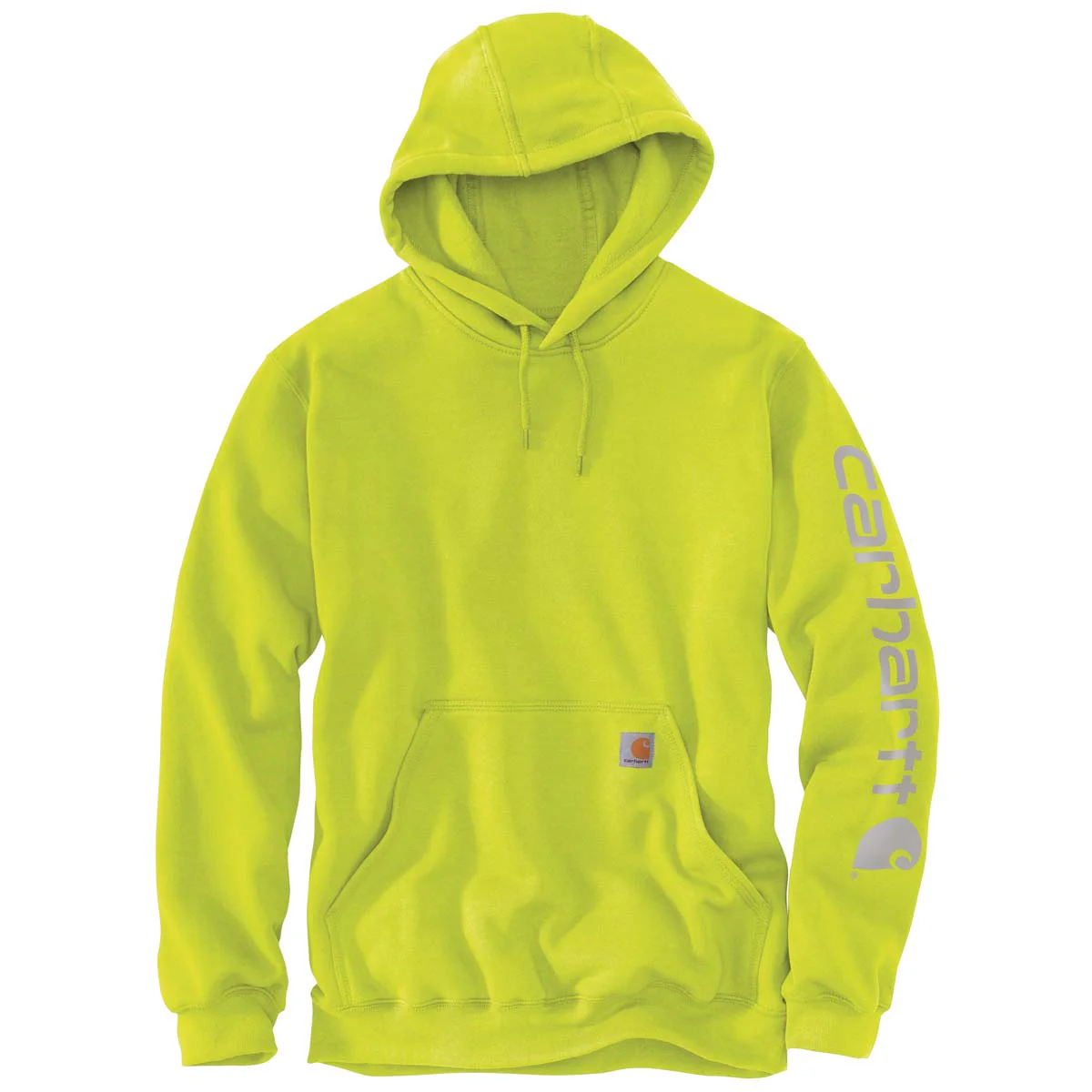 Carhartt Men's Midweight Sleeve Logo Hoodie Big and Tall - Image 9