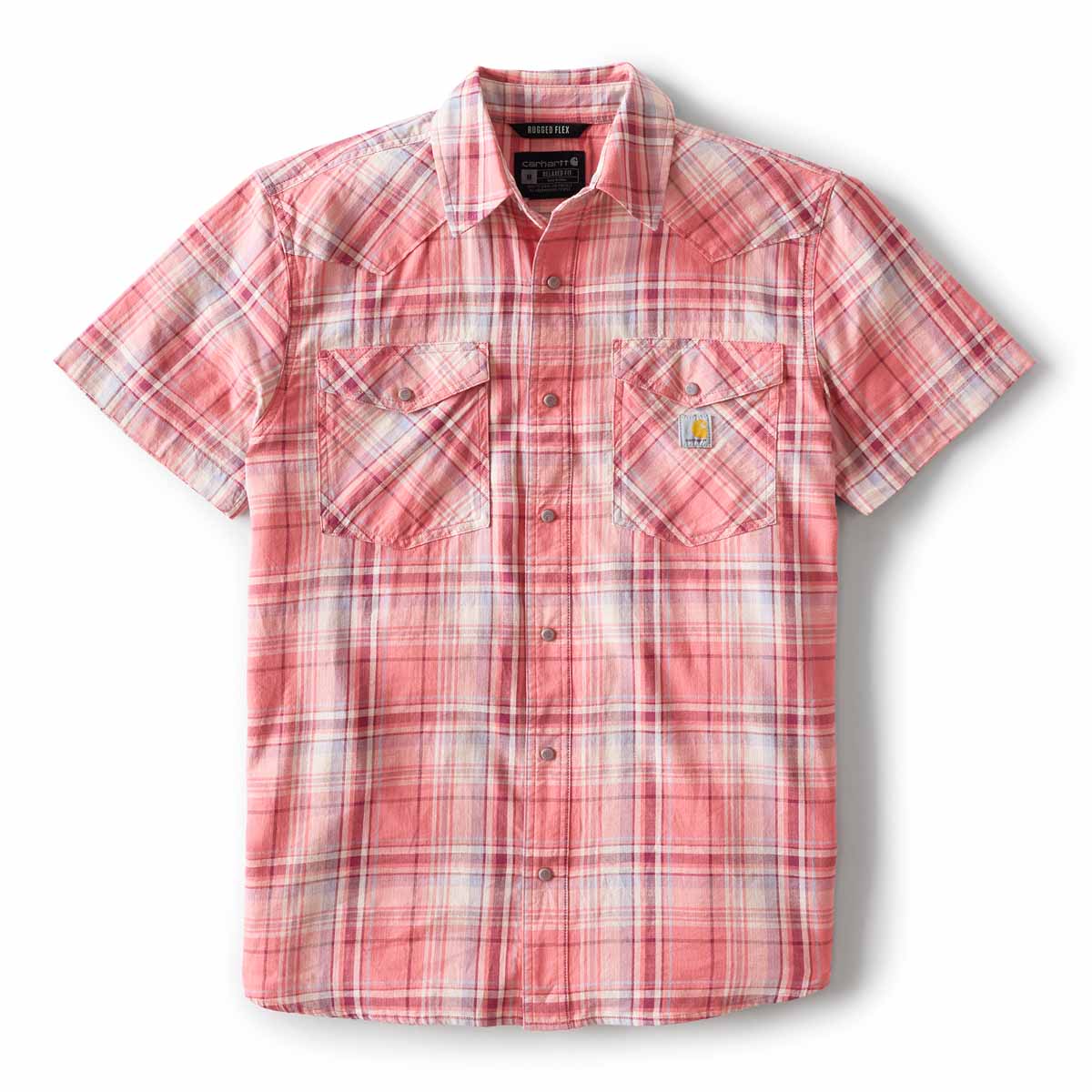 Carhartt Men's Montana Bozeman Relaxed SS Plaid Shirt