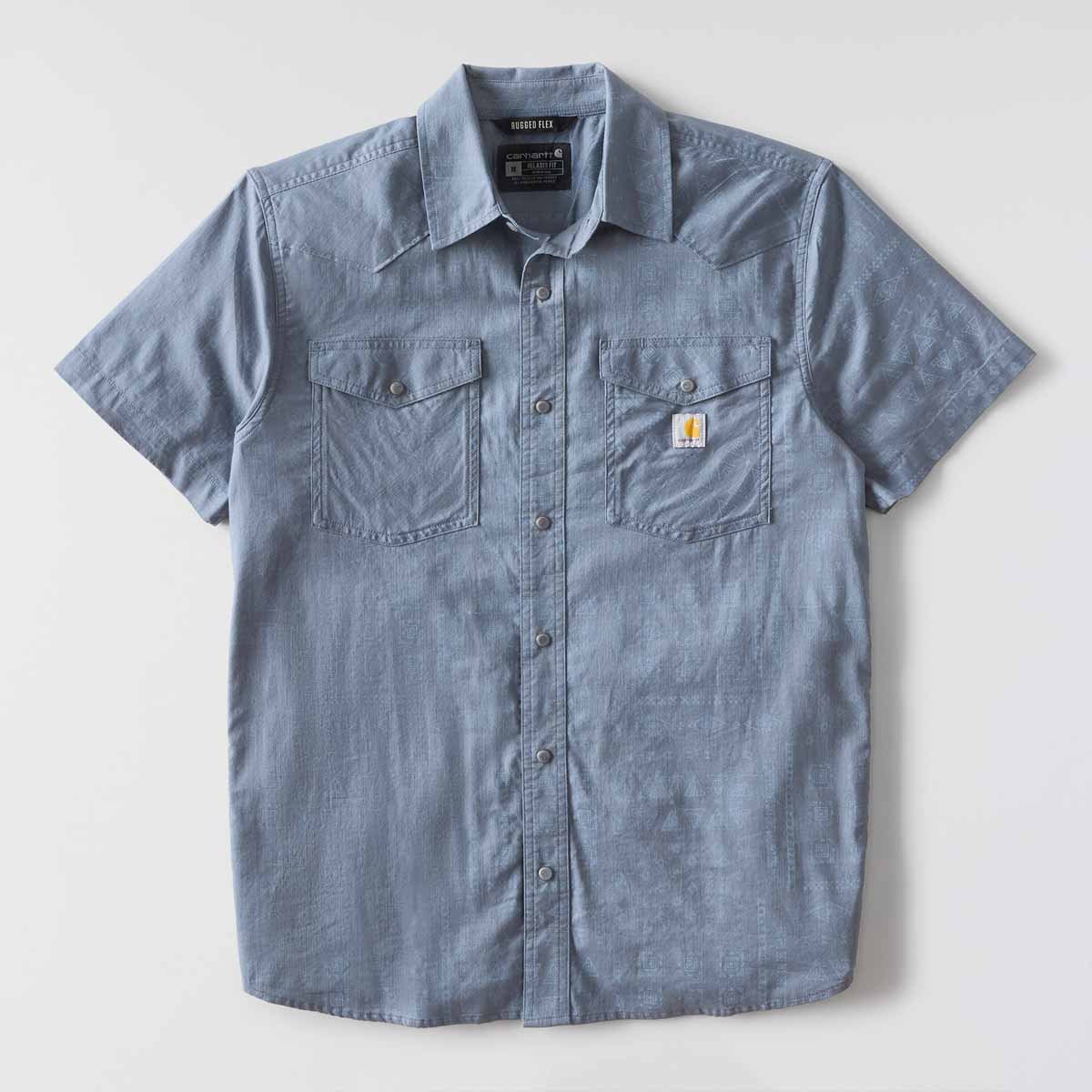 Carhartt Men's Montana Bozeman Relaxed SS Plaid Shirt - Image 2