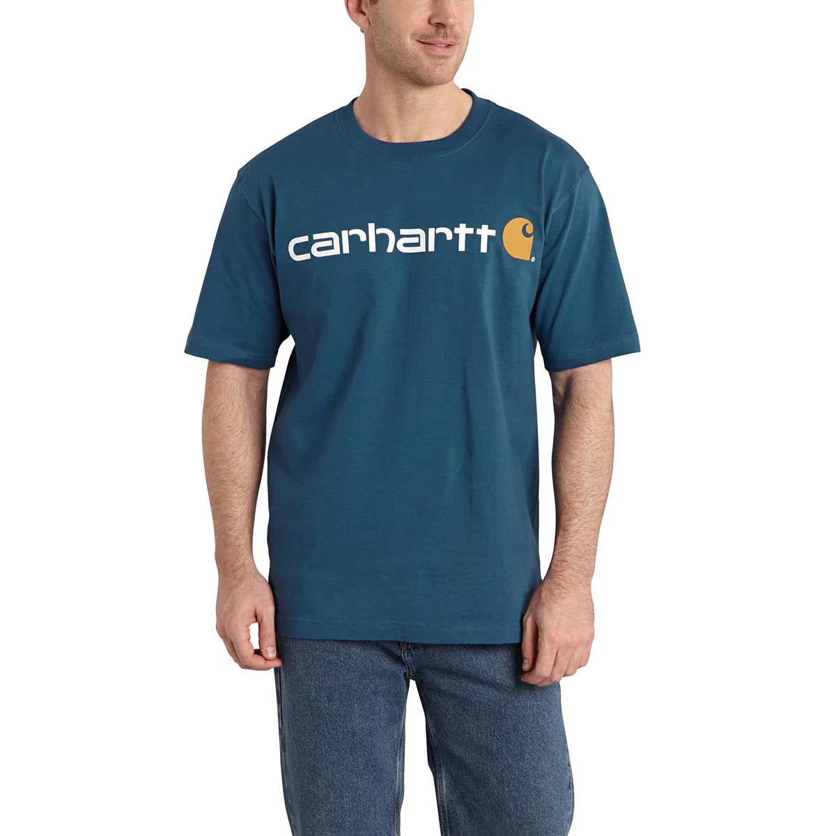 Carhartt Men's Signature Logo Short Sleeve T-Shirt - Image 2