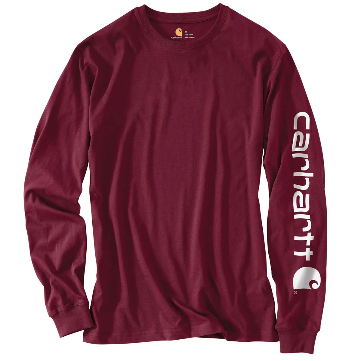 Carhartt Men's Signature Sleeve Logo Long Sleeve T-Shirt - Image 2