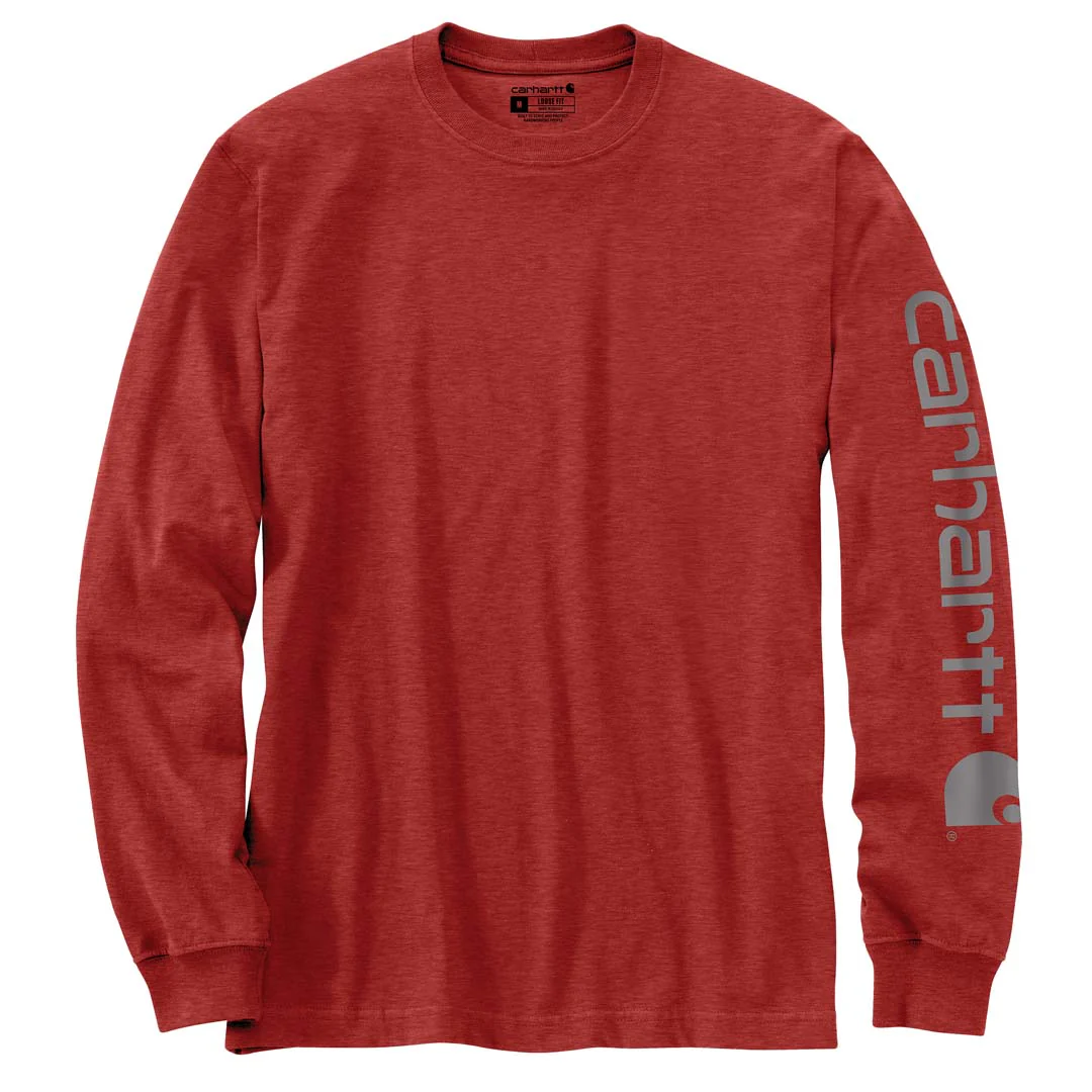 Carhartt Men's Signature Sleeve Logo Long Sleeve T-Shirt - Image 5