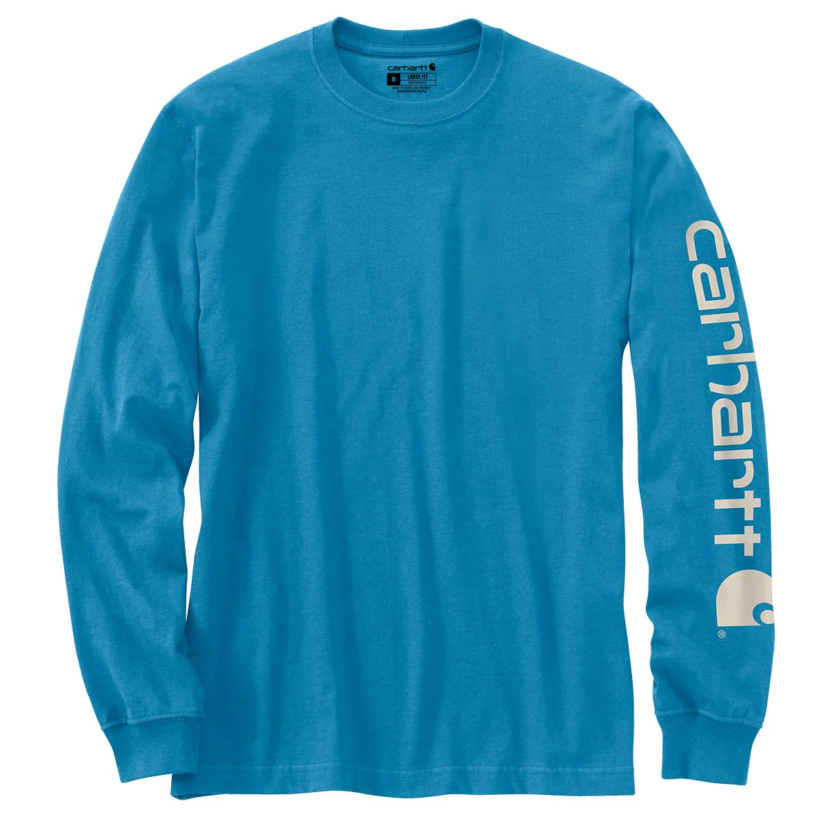 Carhartt Men's Signature Sleeve Logo Long Sleeve T-Shirt - Image 6