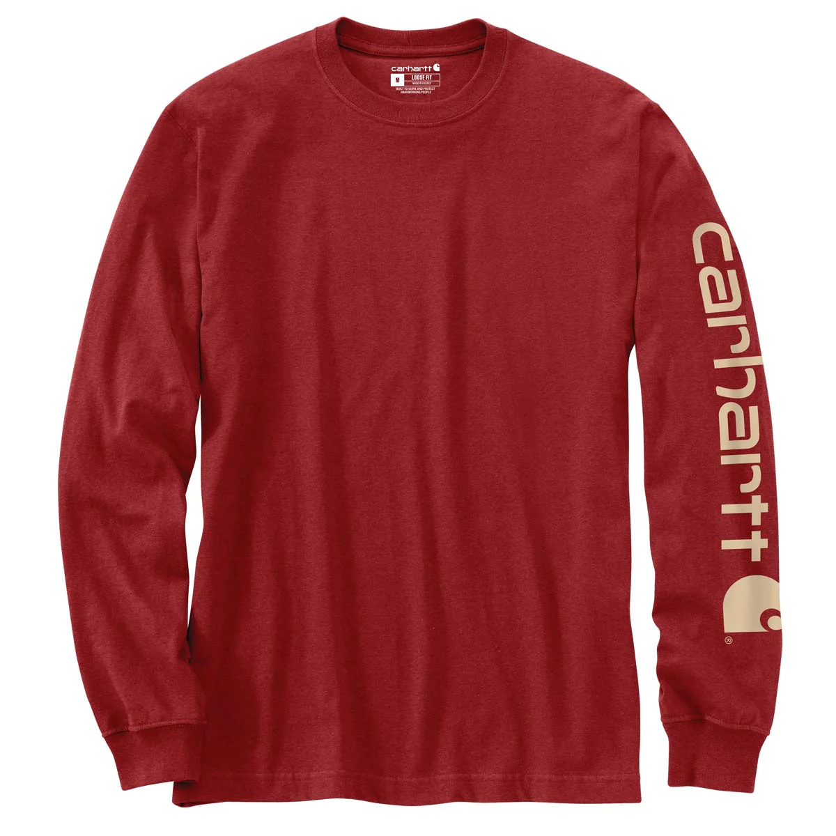 Carhartt Men's Signature Sleeve Logo Long Sleeve T-Shirt - Image 7