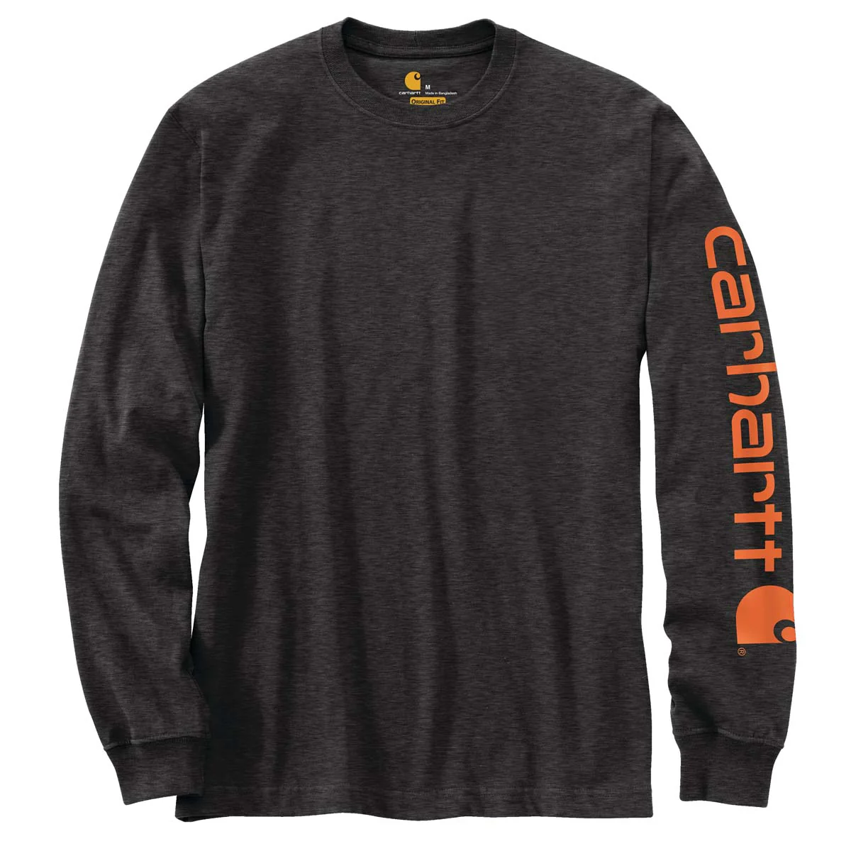 Carhartt Men's Sleeve Logo Long Sleeve T-Shirt Big & Tall - Image 5