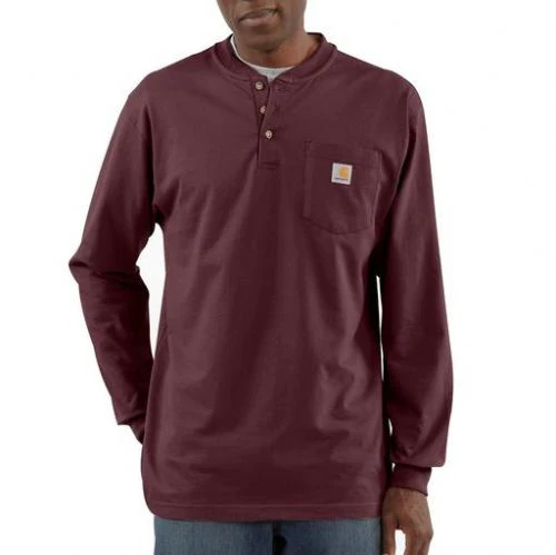 Carhartt Men's Workwear Pocket Long Sleeve Henley