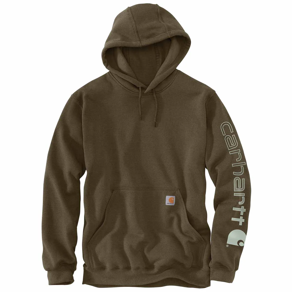 Carhartt M's Midweight Signature Sleeve Hooded Sweatshirt