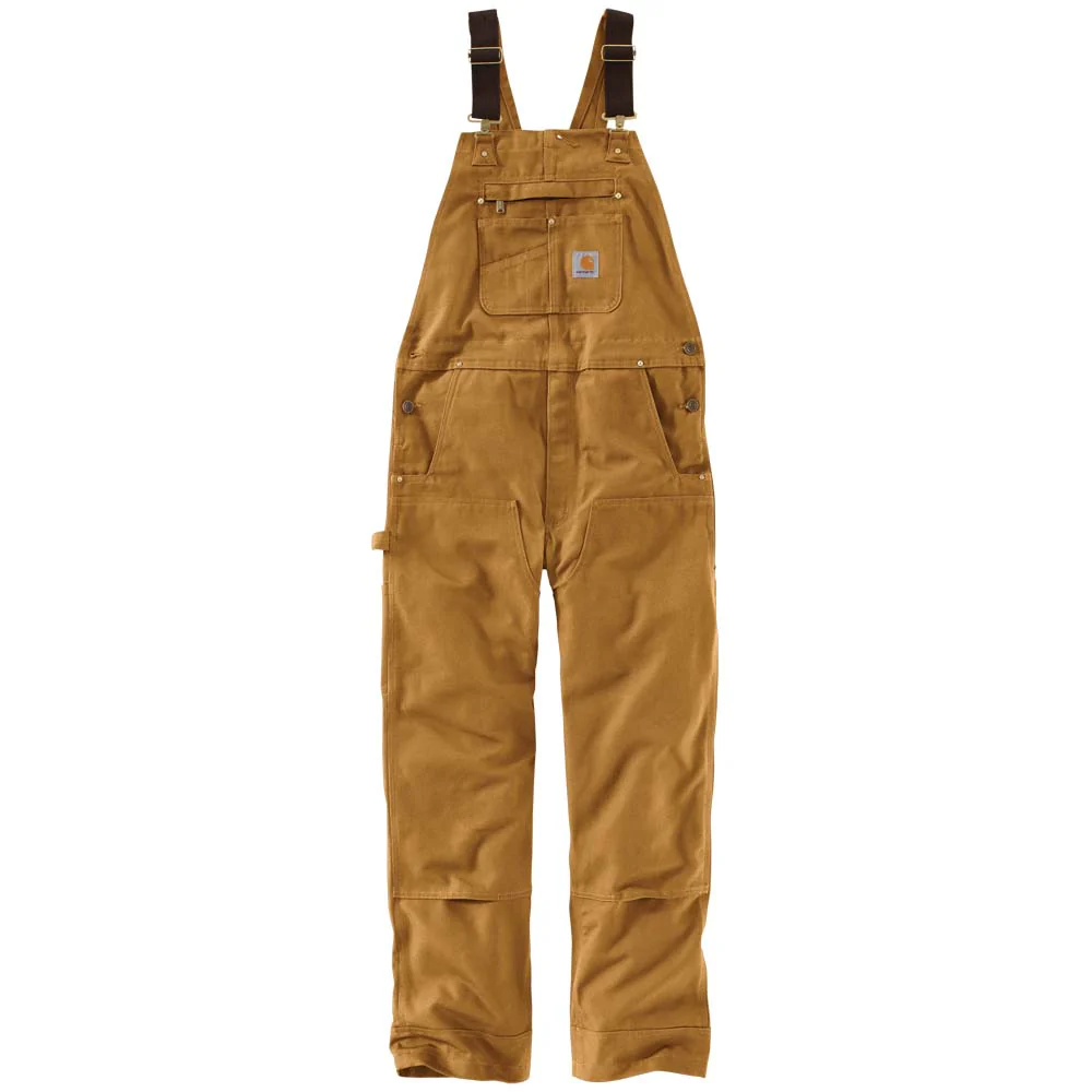 Carhartt New R01 Duck Bib Overall - Brown - Big