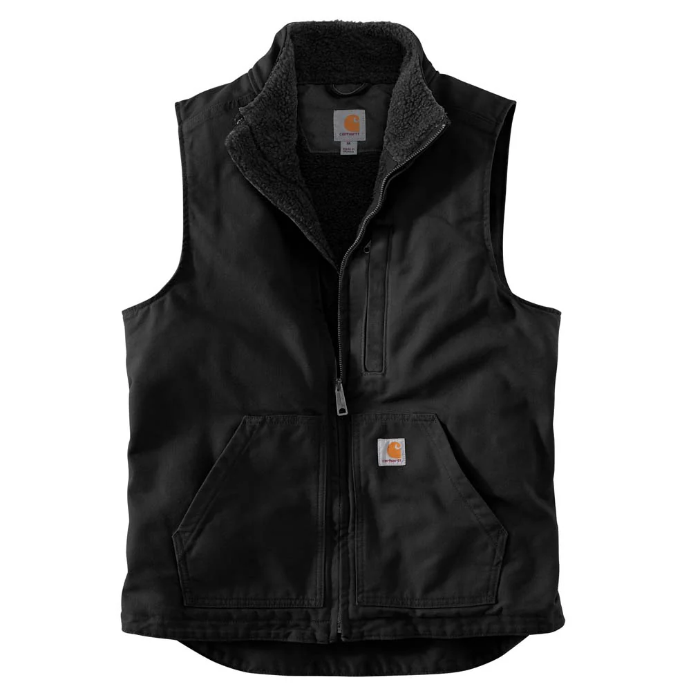 Carhartt Washed Duck Sherpa Lined Mockneck Vest