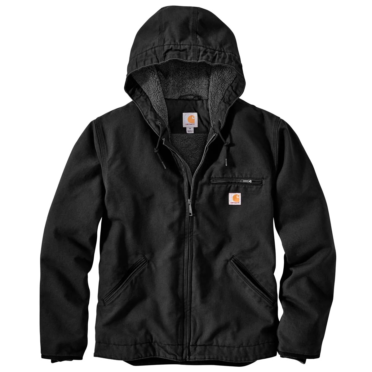 Carhartt Washed Sherpa Lined Jacket - Image 3