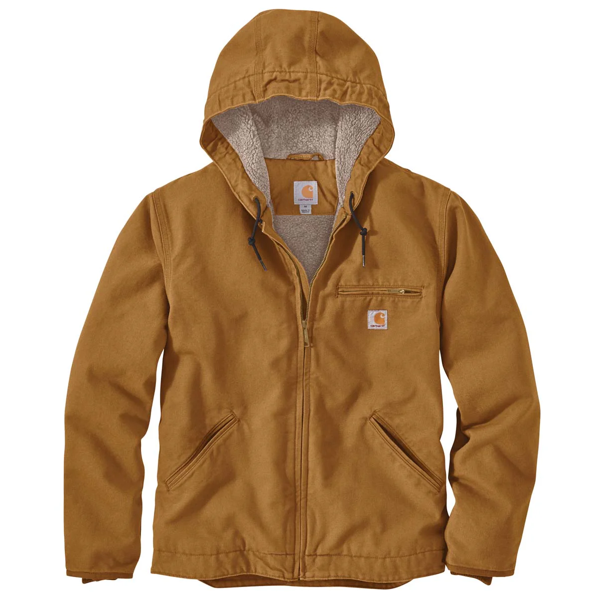Carhartt Washed Sherpa Lined Jacket - Image 4