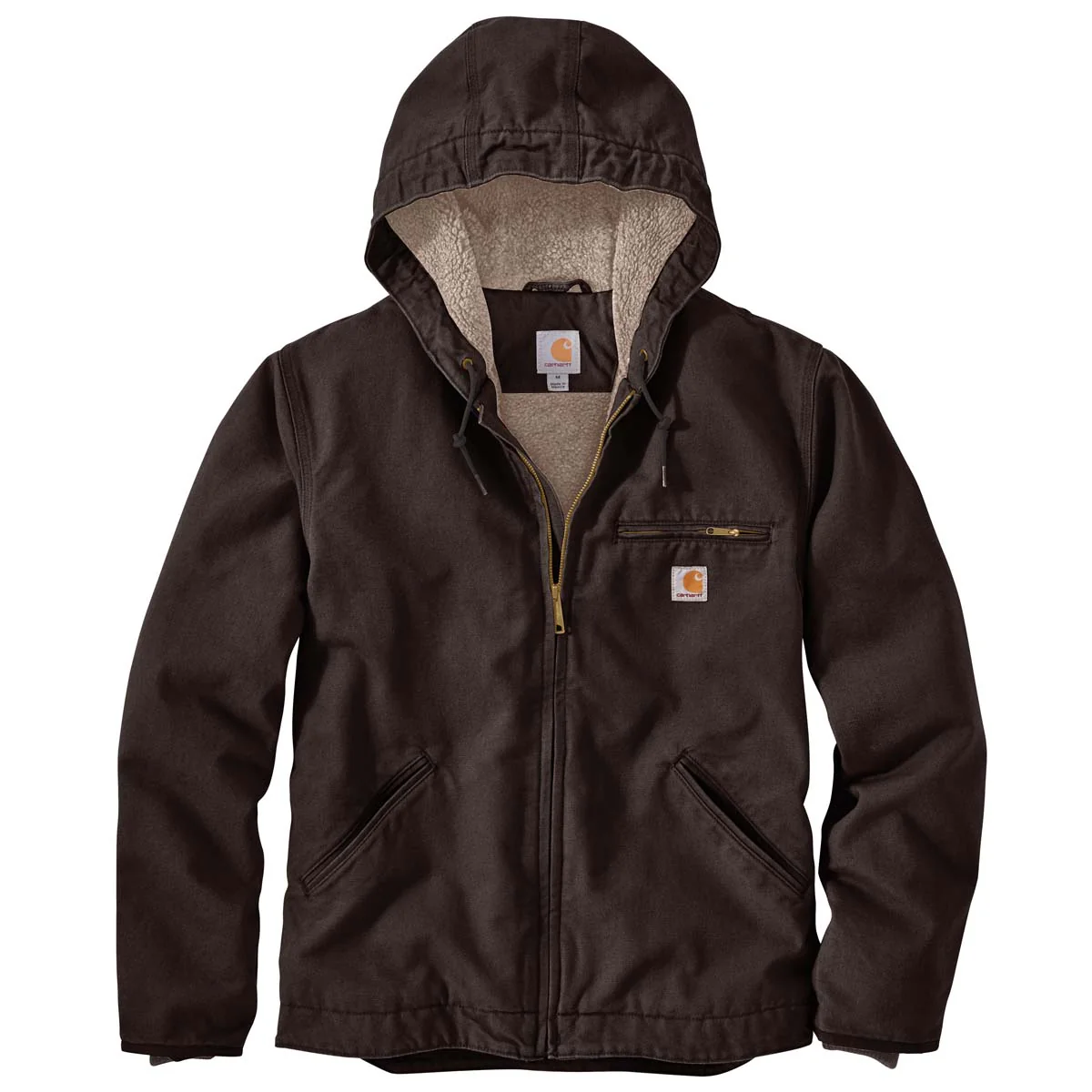 Carhartt Washed Sherpa Lined Jacket - Image 5