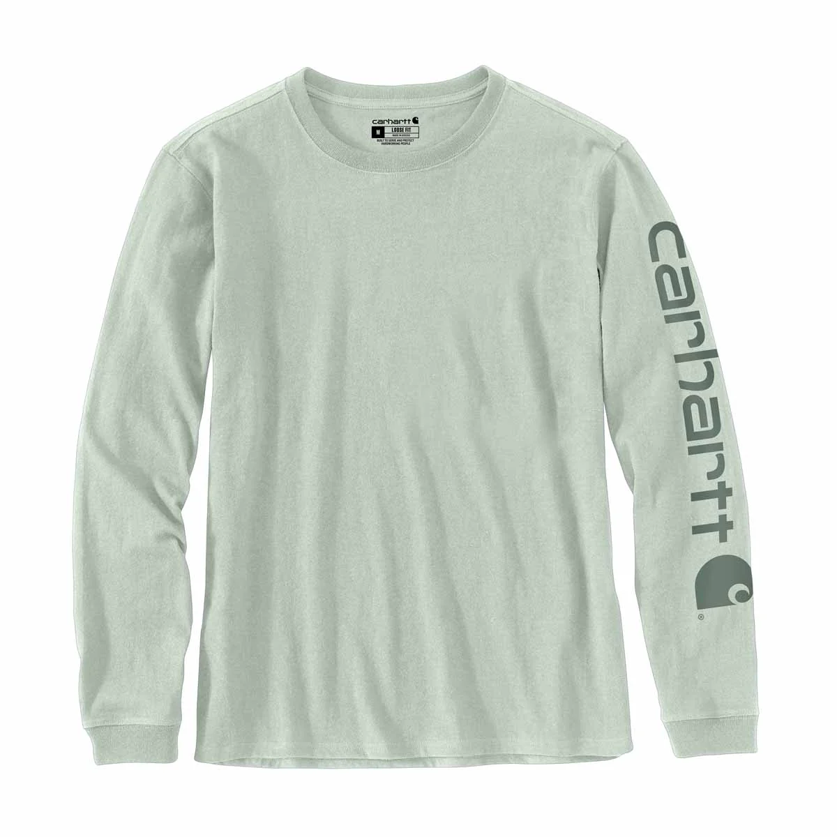 Carhartt Women's Dearborn Loose Long-Sleeve Logo T-Shirt