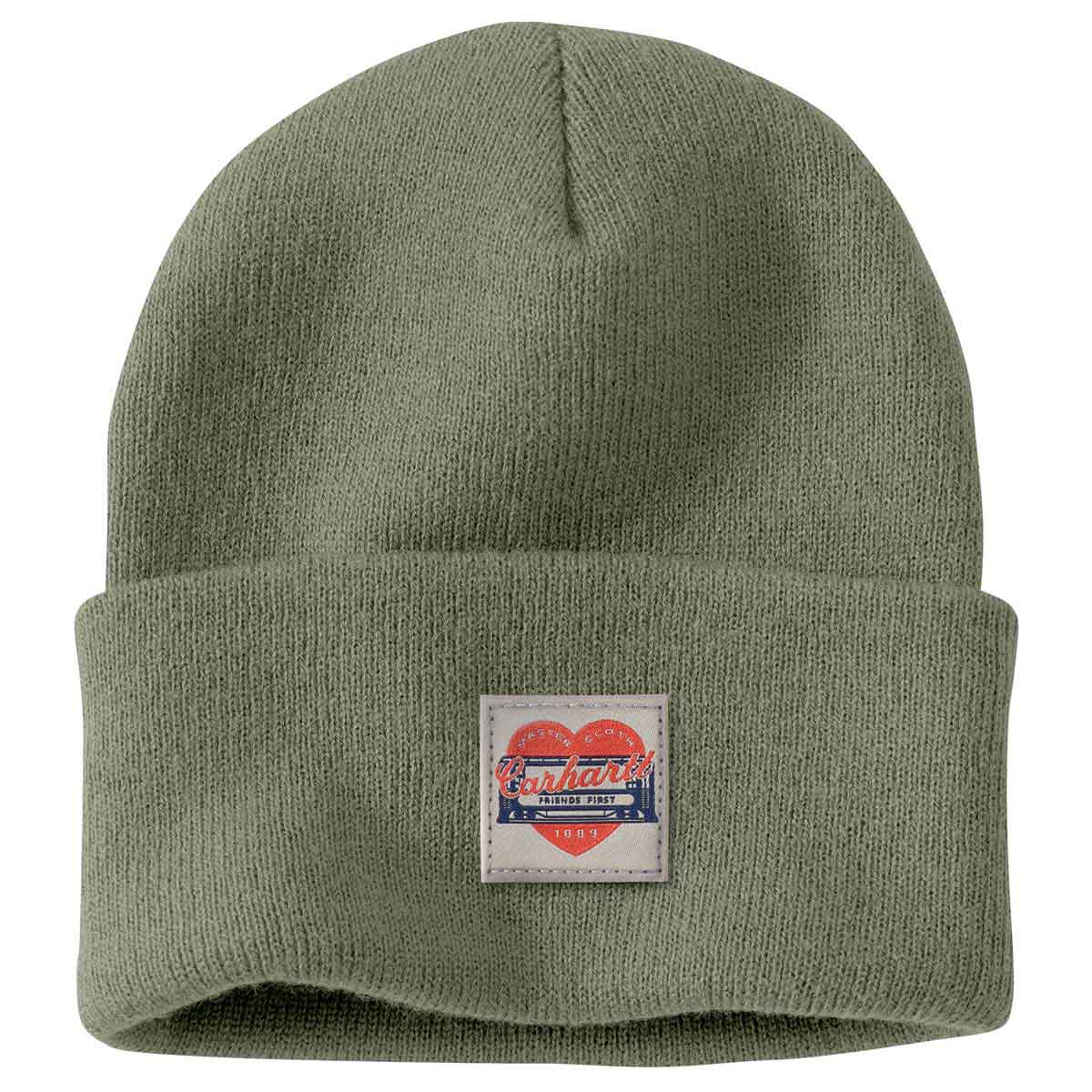 Carhartt Women's Knit Heart Patch Beanie - Image 2