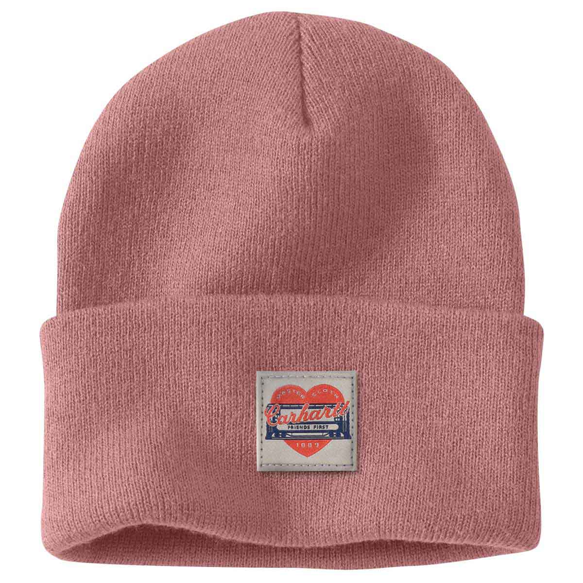 Carhartt Women's Knit Heart Patch Beanie - Image 3