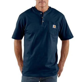 Carhartt Workwear Pocket Short Sleeve Henley Big & Tall - Image 2