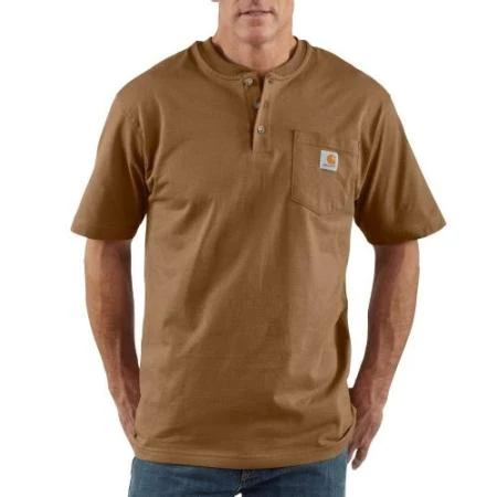 Carhartt Workwear Pocket Short Sleeve Henley Big & Tall - Image 4