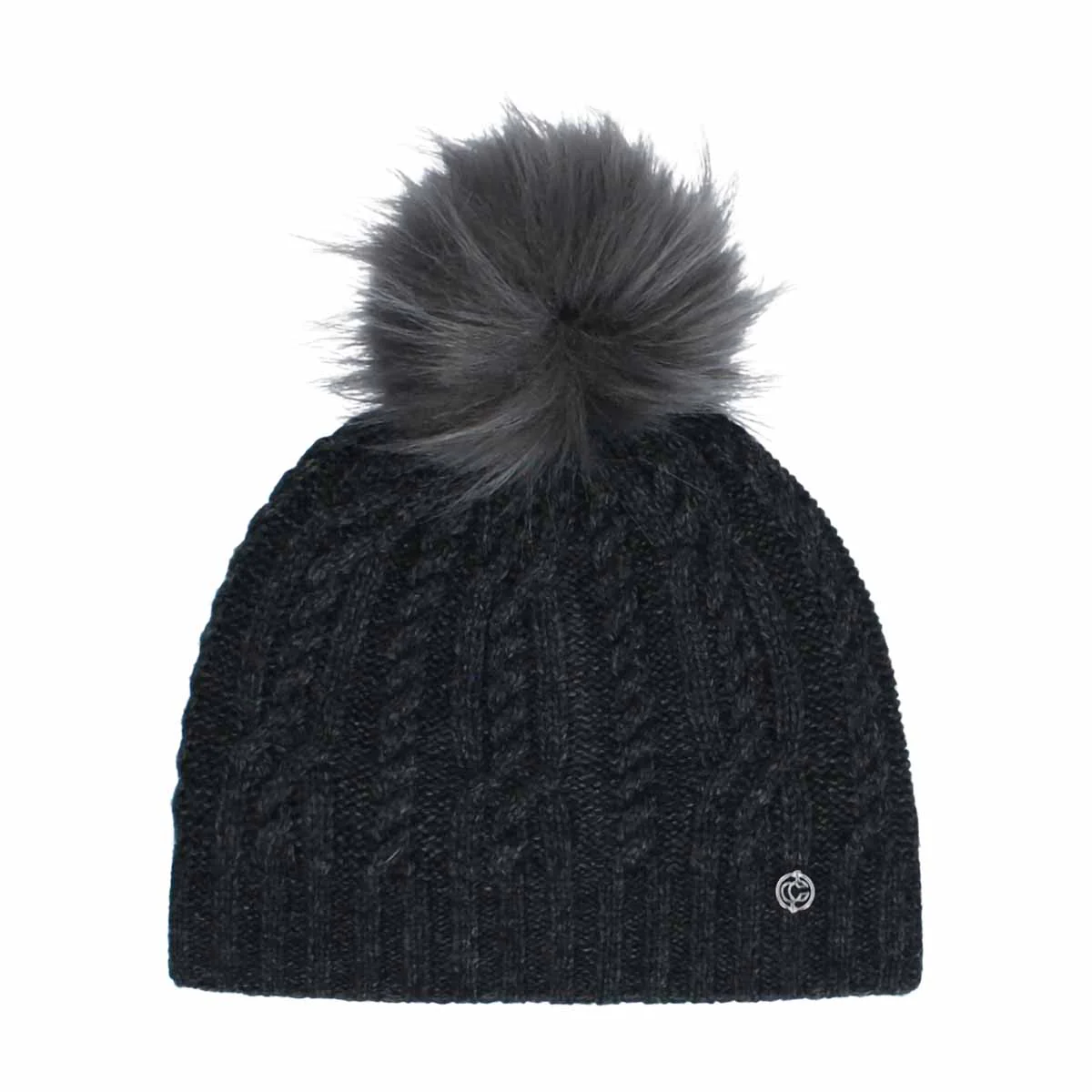 Chaos Women's Shalimar Faux Fur Pom Wool Beanie