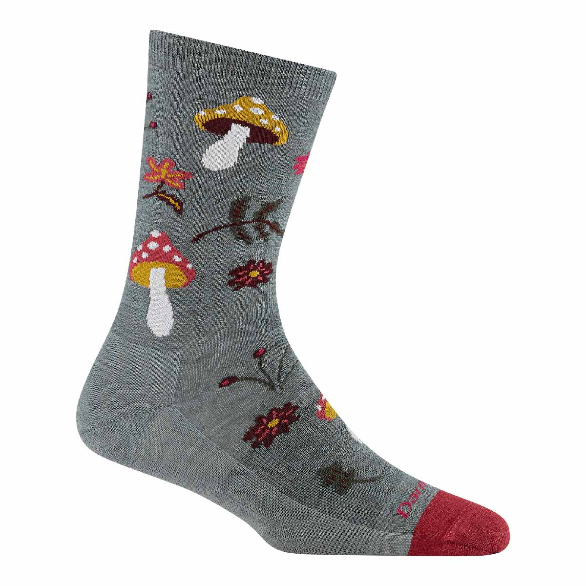 Darn Tough Women's Shroom Bloom Crew Lighweight