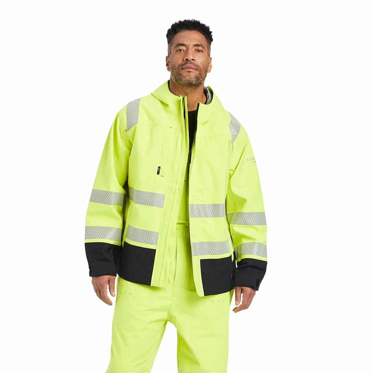 Fr Hi-Vis Hooded H2O Jacket